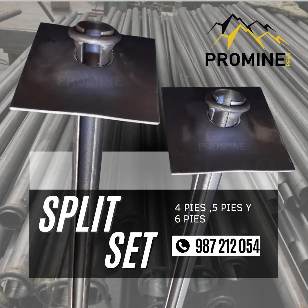 Pernos Split Set Rápida instalación máxima sujeción