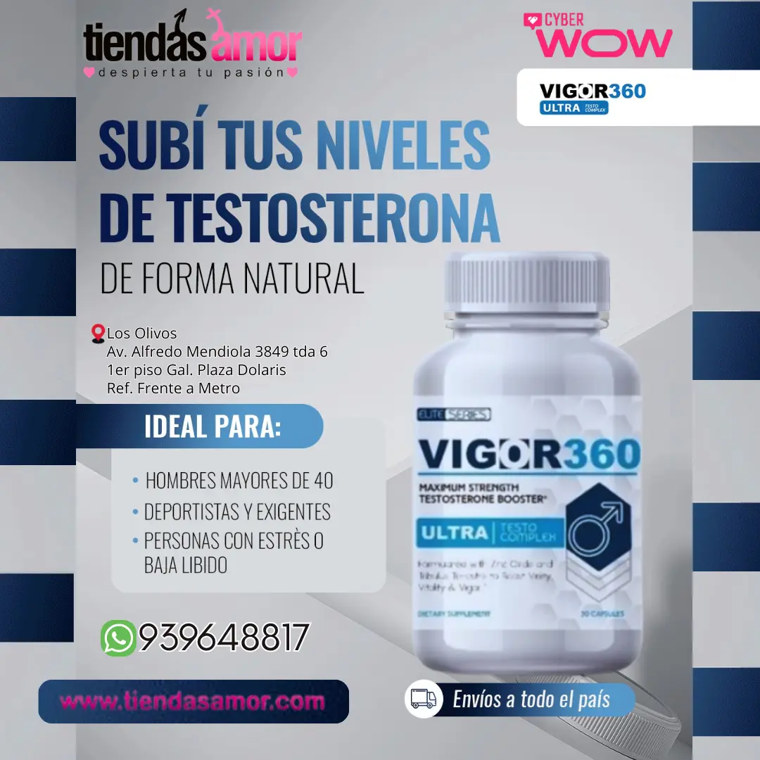 Vigor 360 Ultra Testo Complex 60 Cápsulas 