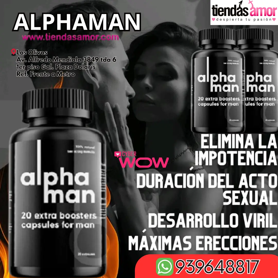 Alphaman Original Te ayuda a mantener una erección firme