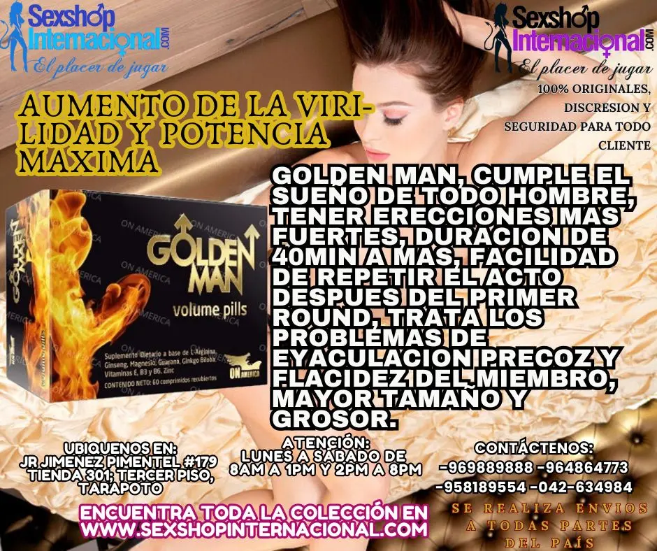 AUMENTO DE TUS ATRIBUTOS Y UNA POTENCIA COMO NINGUNA GOLDENM