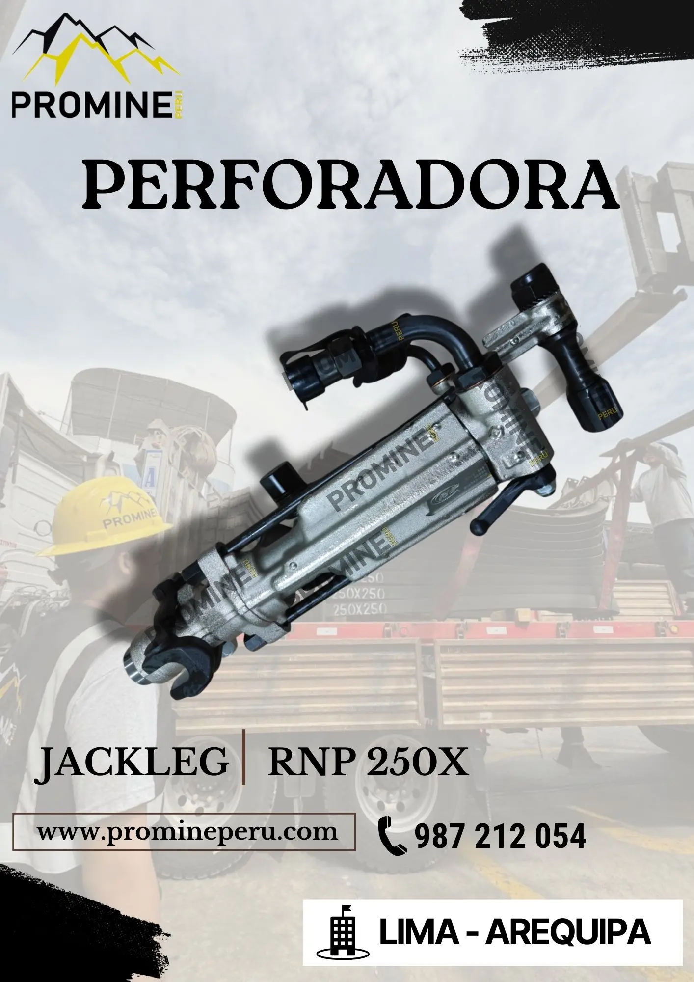 Eficiencia potencia y maniobrabilidad Jackleg RNP 250X 