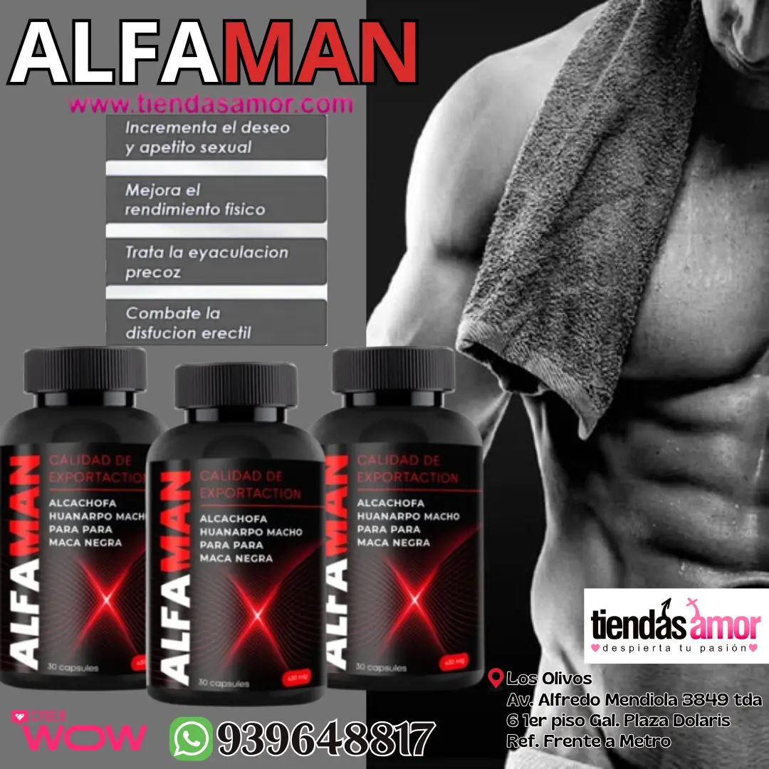 ALFAMAN RESULTADOS RAPIDOS UN PENE MÁS DURO GRANDE Y GRUESO