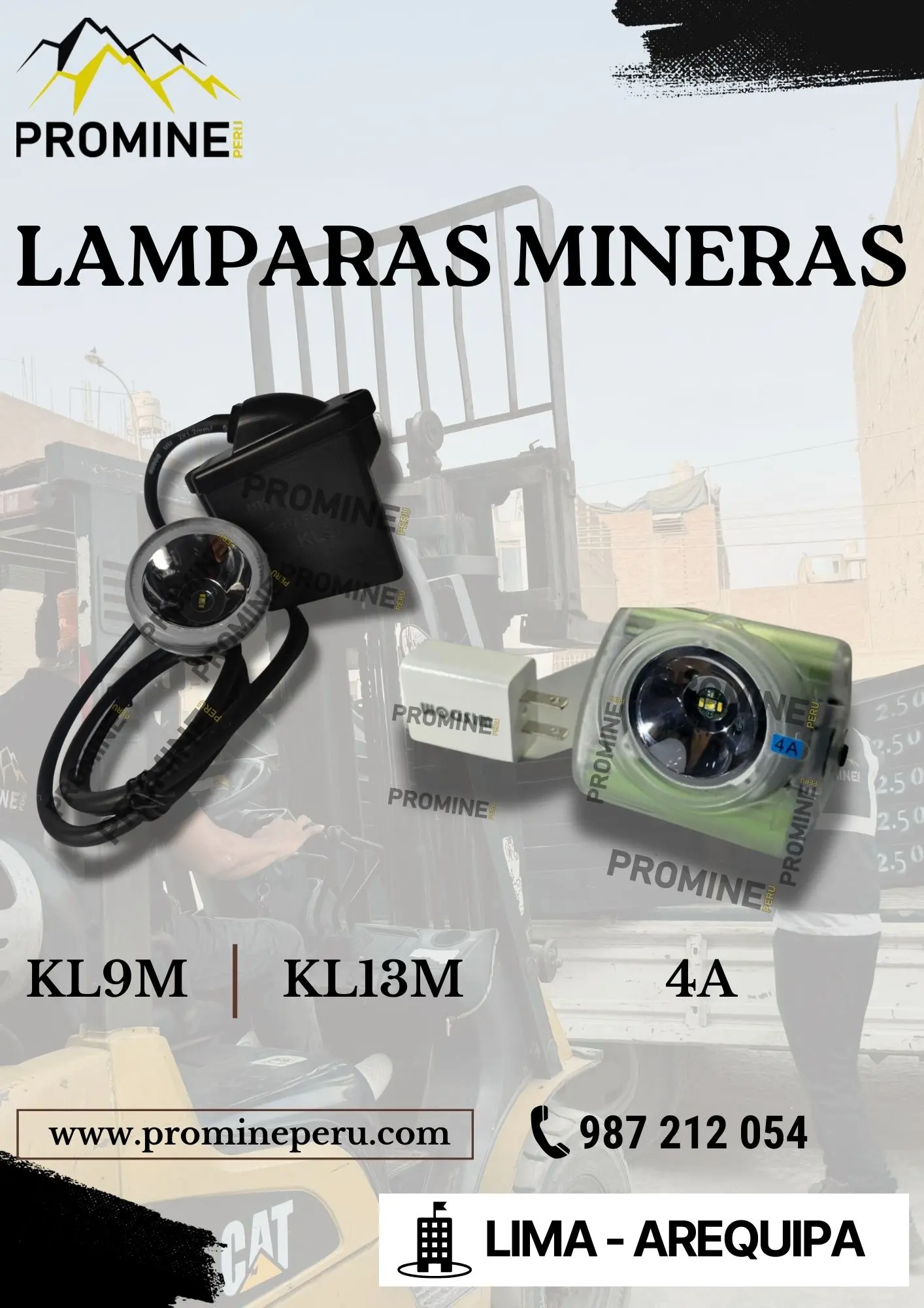 Soluciones de Iluminación Minera Lámparas 4A y KL