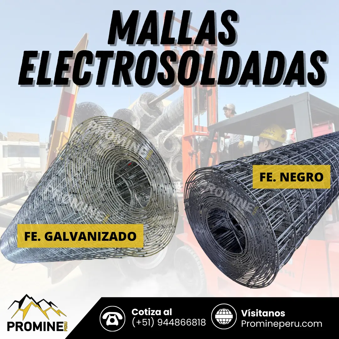 Mallas Electrosoldadas Sostenimiento 4X4