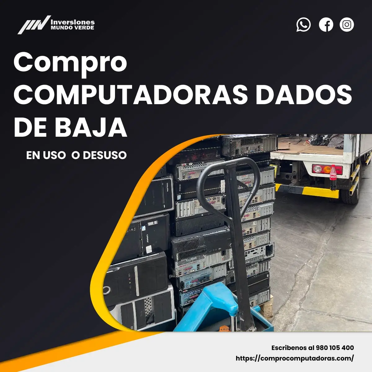 Compra de computadoras viejas y modernas en Lima