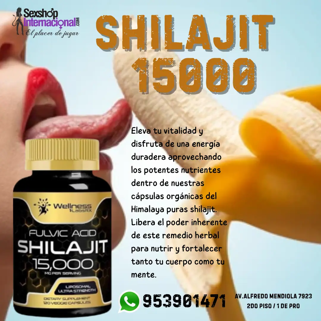 SHILAJIT 15000-COMPLEMENTO NUTRICIONAL VIGOR SEXUAL