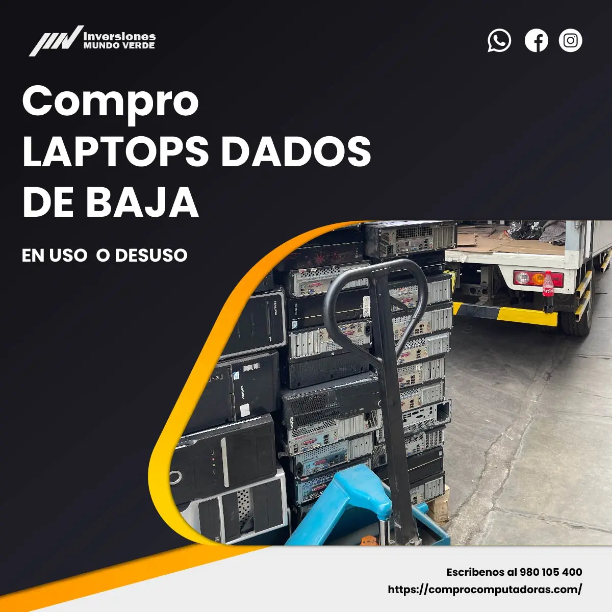 TIENES LAPTOS EN DESUSO LO COMPRAMOS 