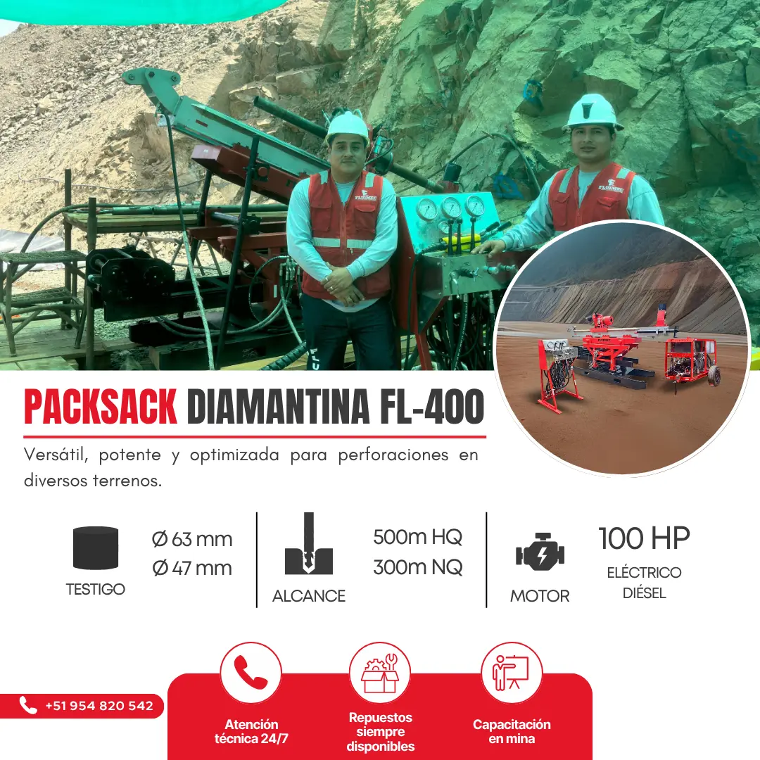 PACKSACK DIAMANTINA FL400 trabajos en superficie 