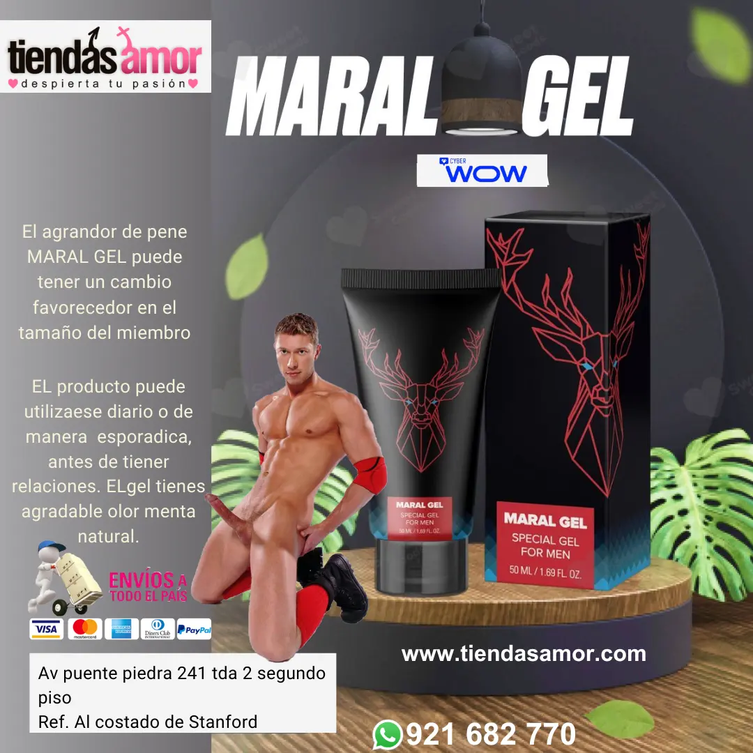 Alargador De Pene Mara Gel 100 Natural sin efectos secund
