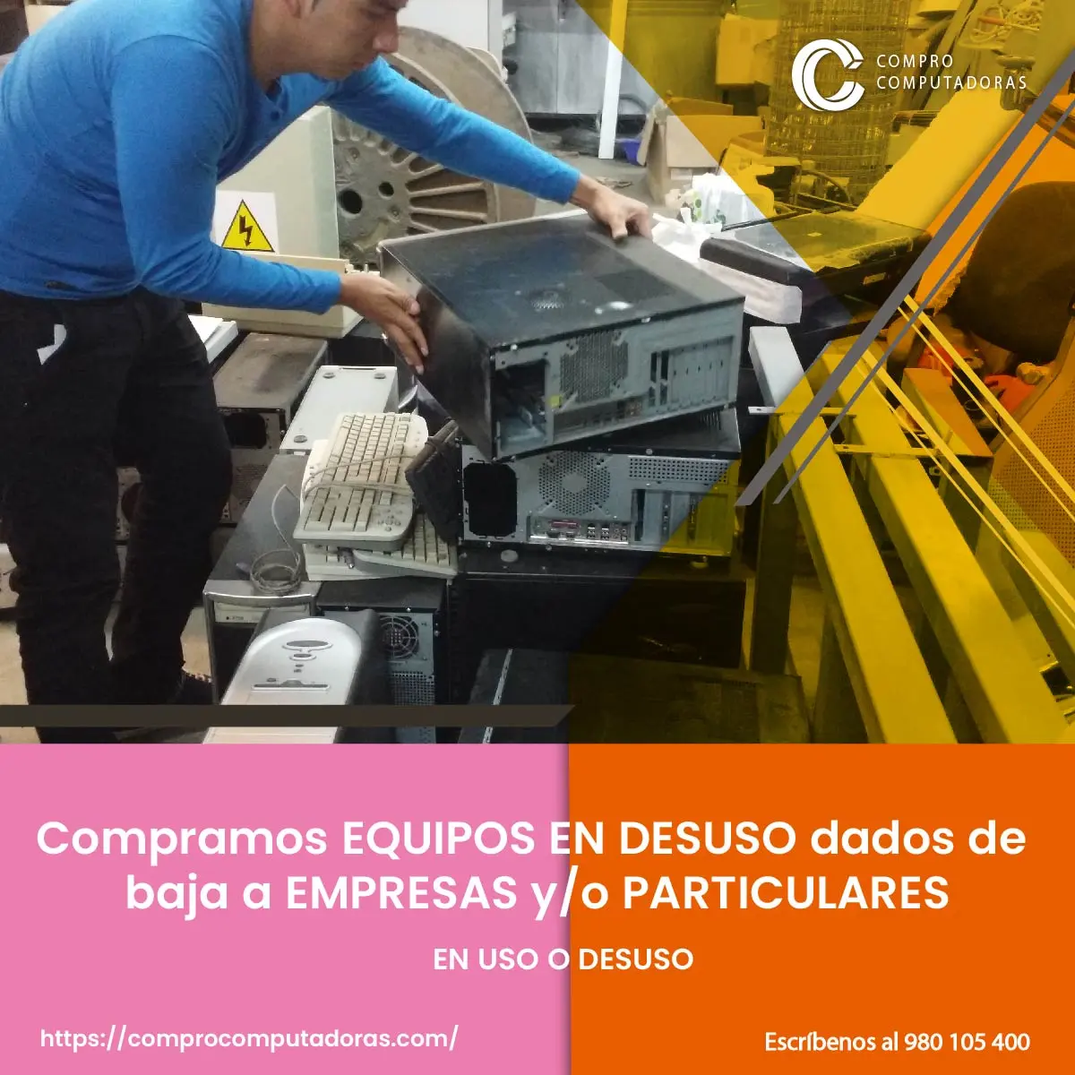 Compra de computadoras viejas a domicilio en Lima