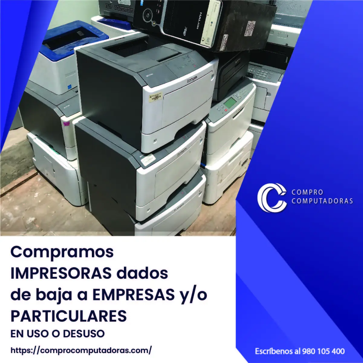  Computadoras obsoletas Nosotros las compramos en Lima