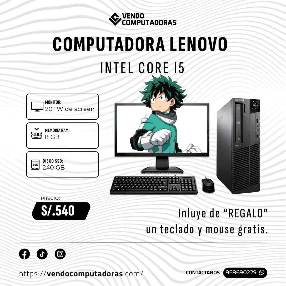  Computadoras rápidas confiables y al mejor costo en Lima