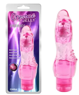 VIBRADOR CRYSTAL JELLY EMBRACE