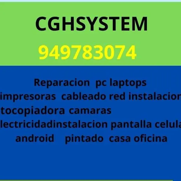 soportetecnico y reparacion lptop impresora red