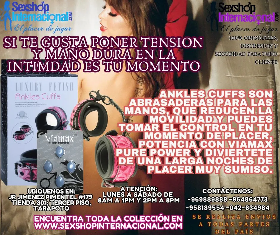 si te gusta PONER TENSION Y MANO DURA EN LA INTIMDAD ES TU 