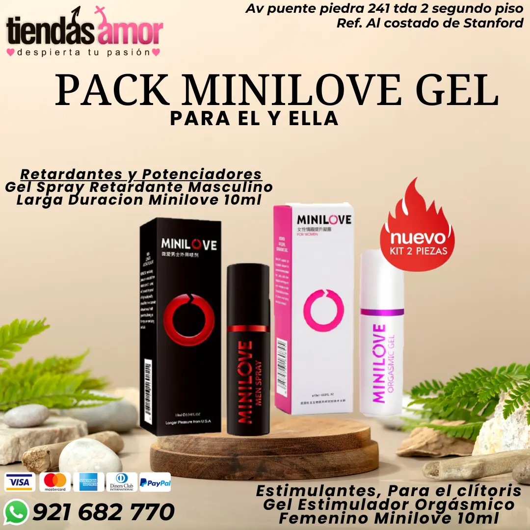 MINILOVE Pack Retardante masculino Sensibilizante Femeni