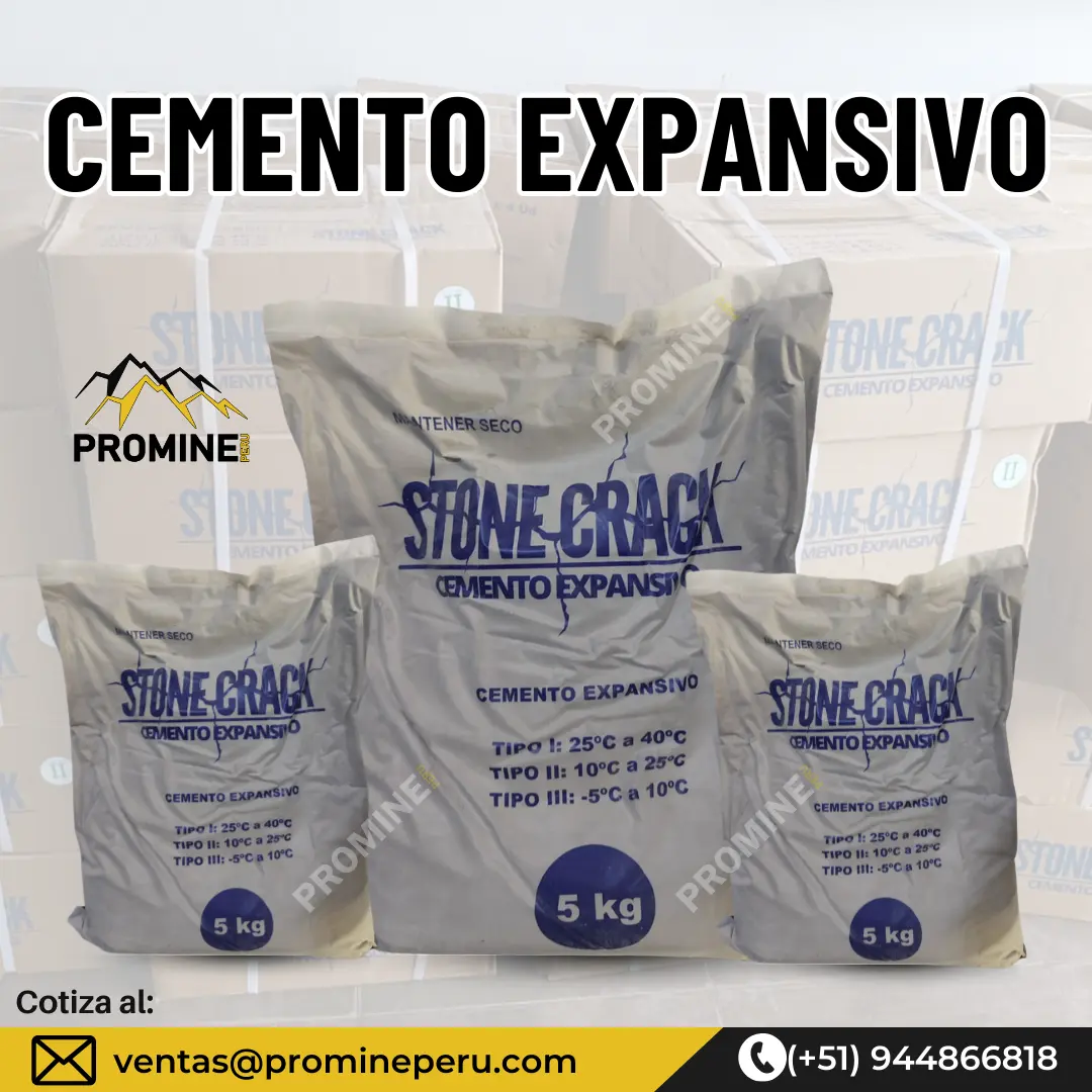 Sostenimiento Minero Cemento Expansivo