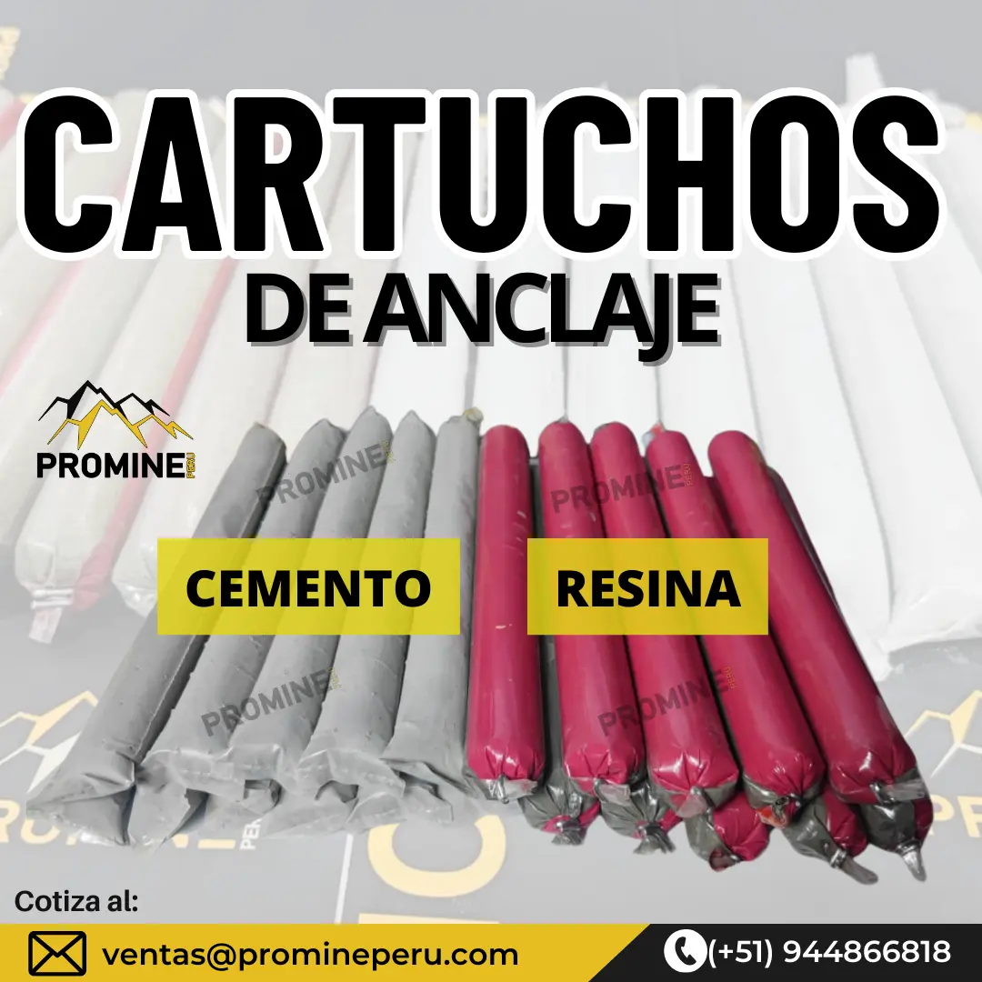 Productos Minero Cartuchos de Resina y Cemento