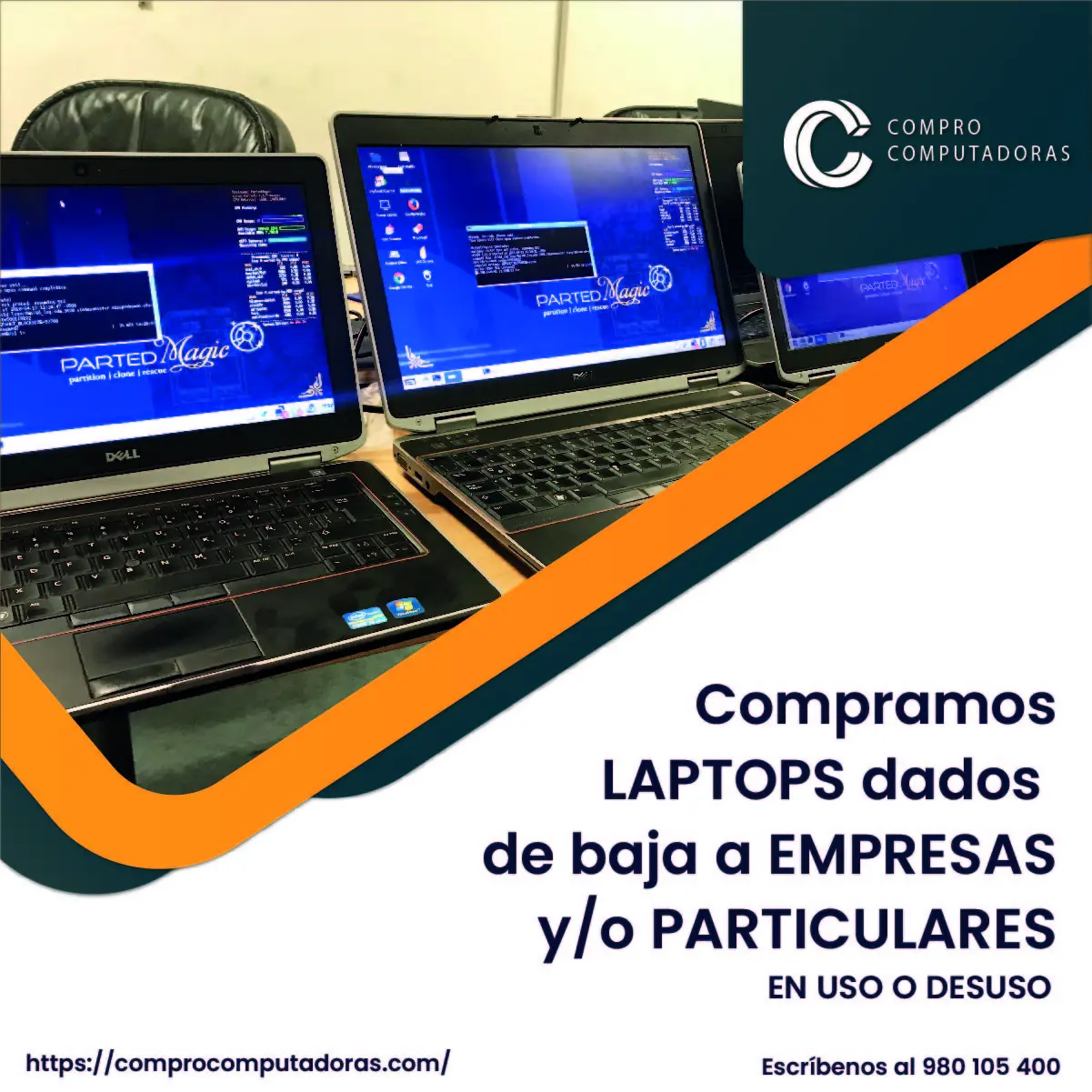 TIENES LAPTOS EN DESUSO LO COMPRAMOS 