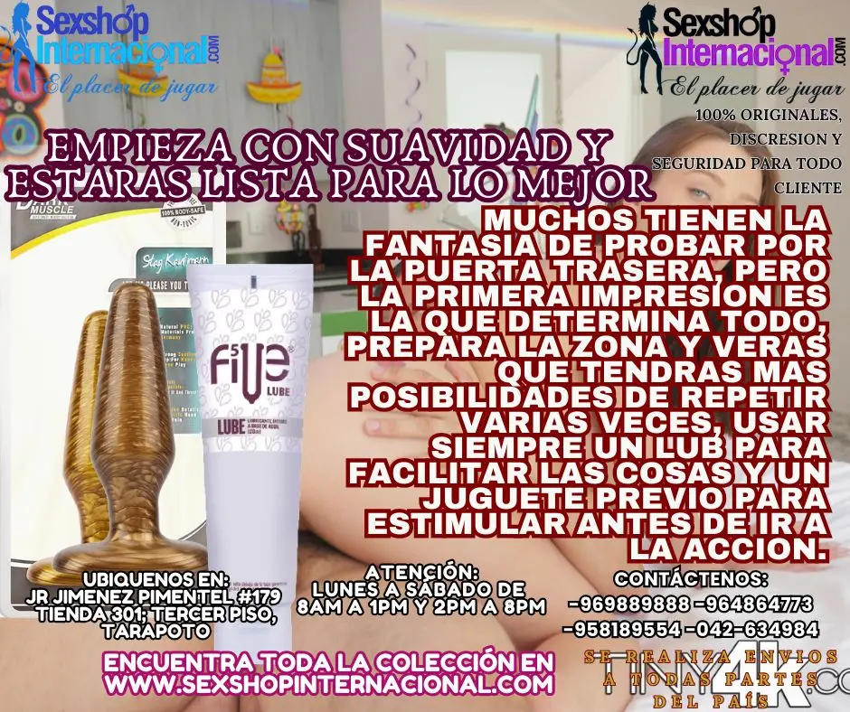 EMPIEZA CON SUAVIDAD Y ESTARAS PREPARADA PARA LO MEJOR Y SIN