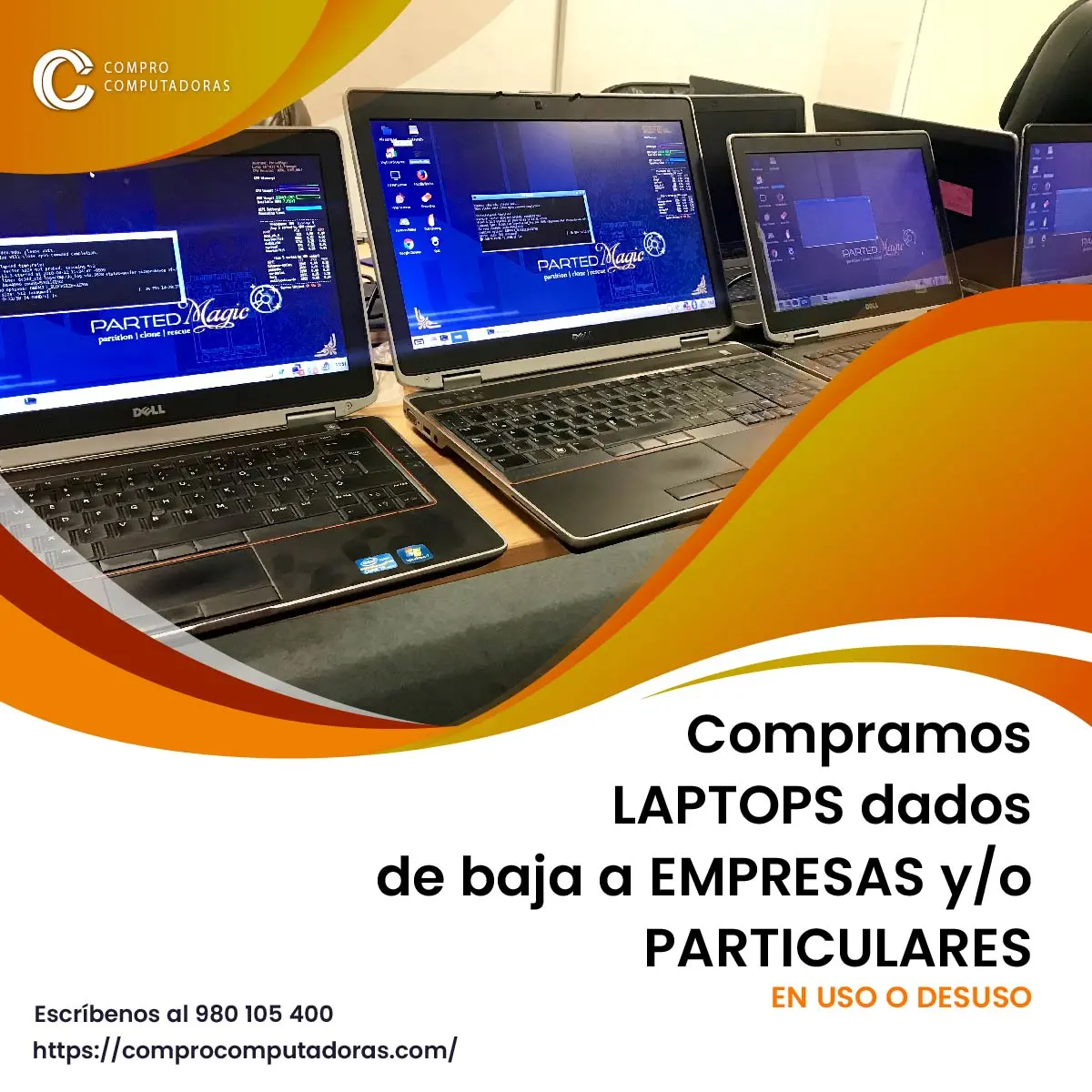 TIENES LAPTOS EN DESUSO LO COMPRAMOS 