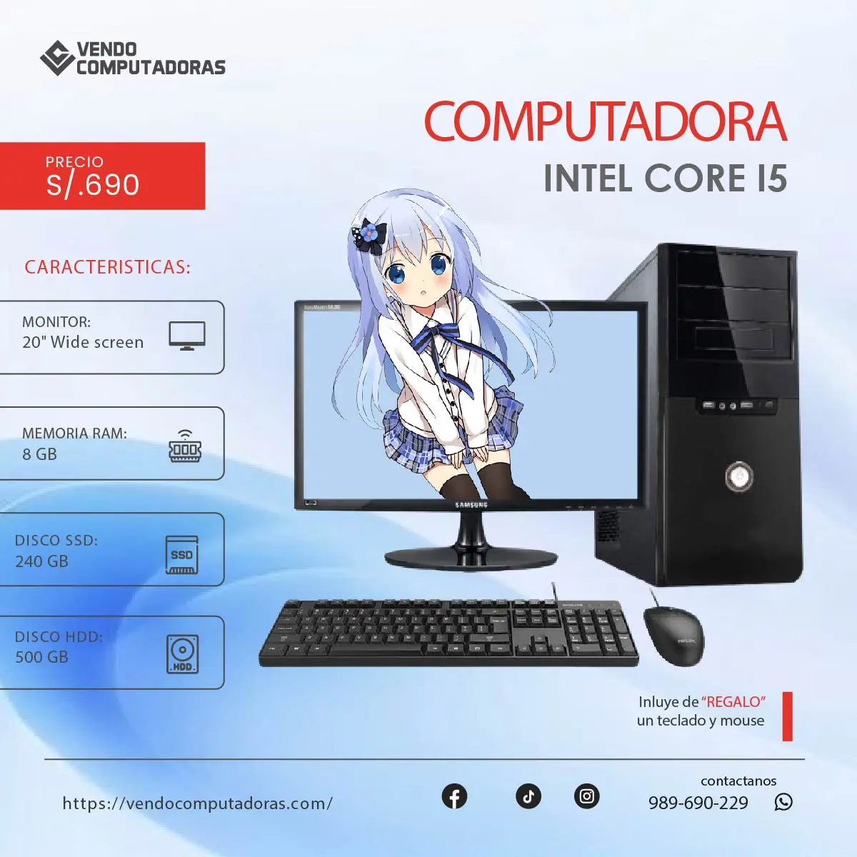 Computadoras potentes al mejor precio listas para trabajar 