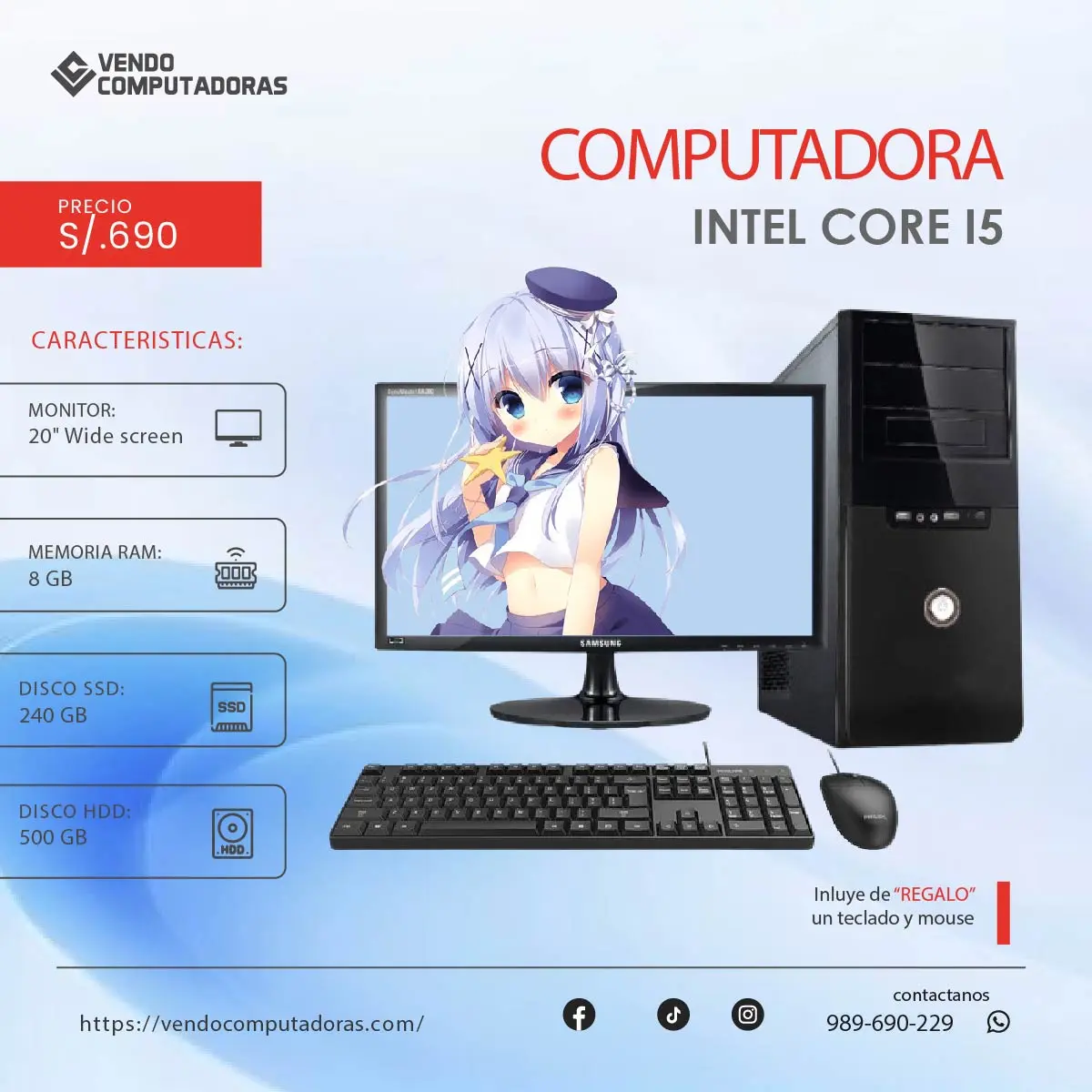 Computadoras potentes al mejor precio listas para trabajar 