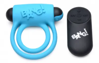 A-Anillo vibrador bang control remoto