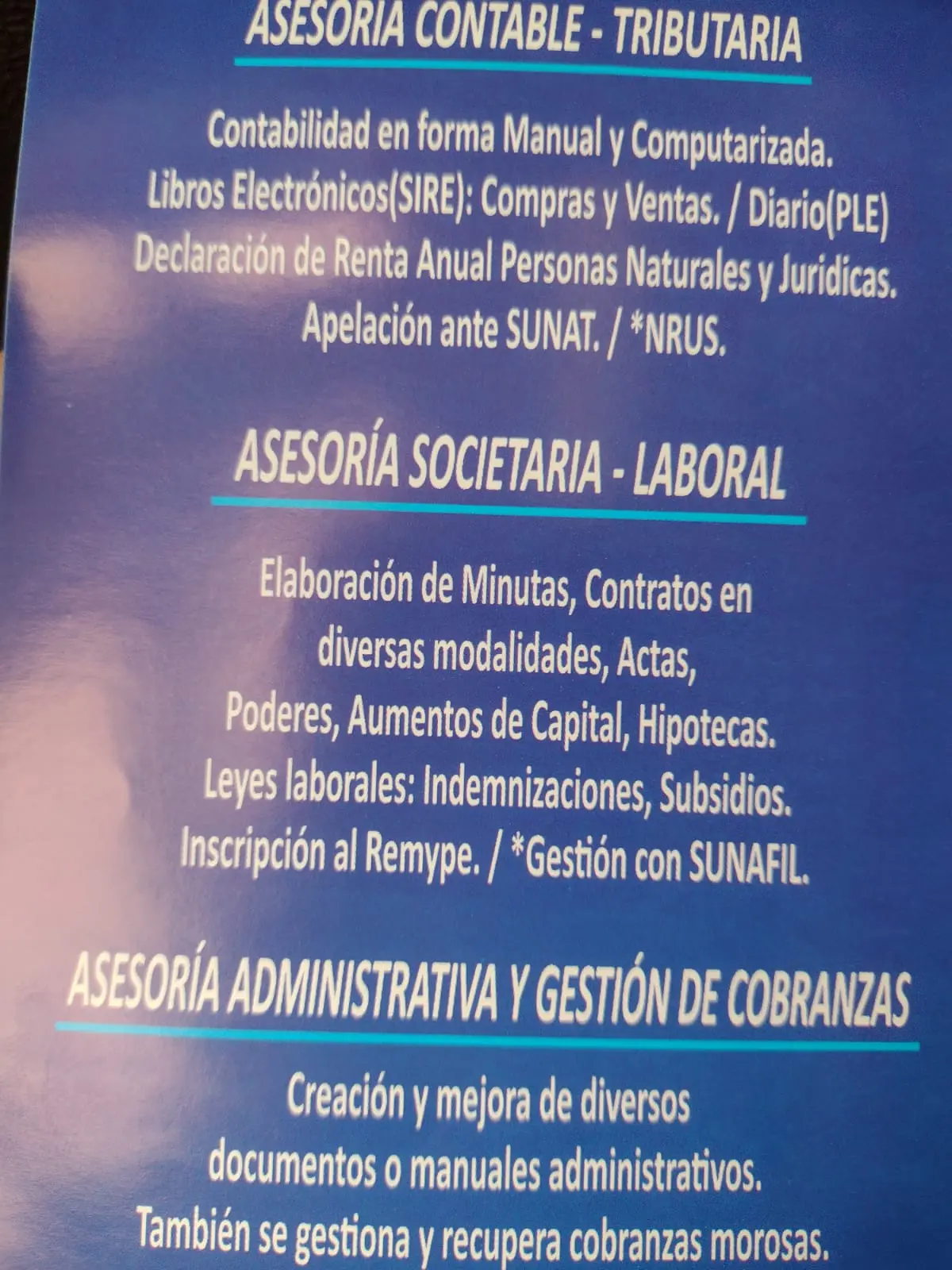 Soy Contador Público Colegiado