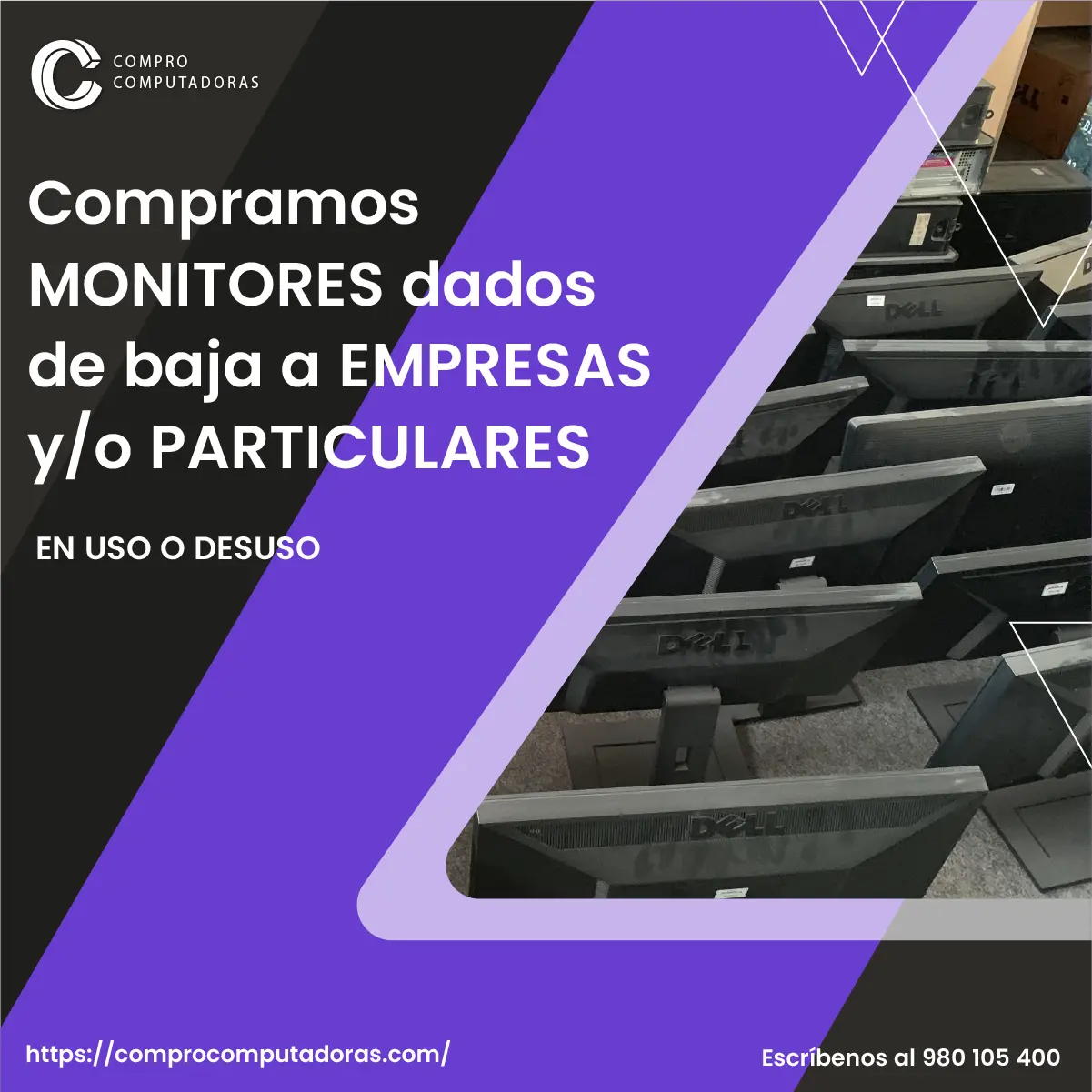 TIENES MONITORES LO COMPRAMOS 