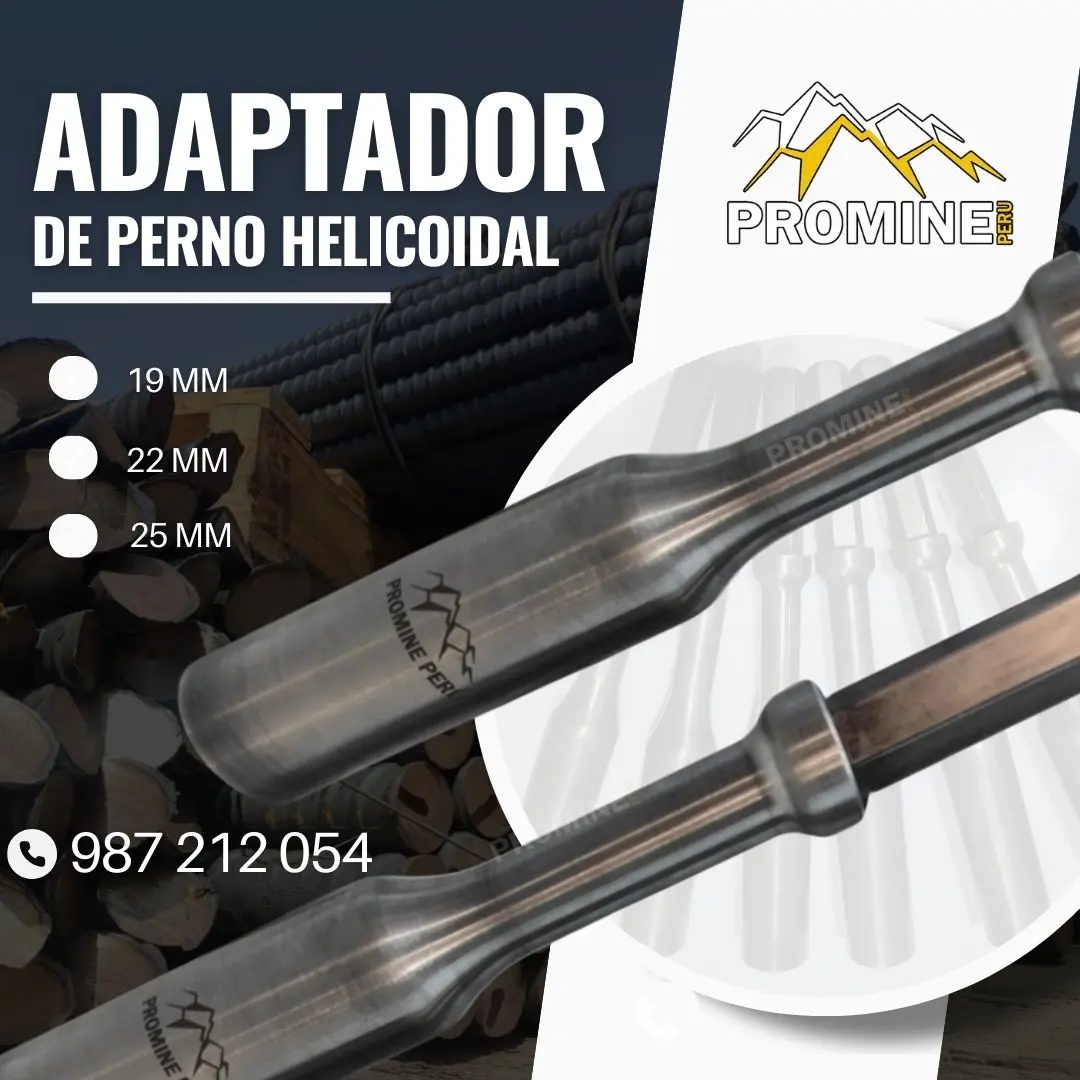 Adaptador de Anclaje para Perno Helicoidal Promine Perú