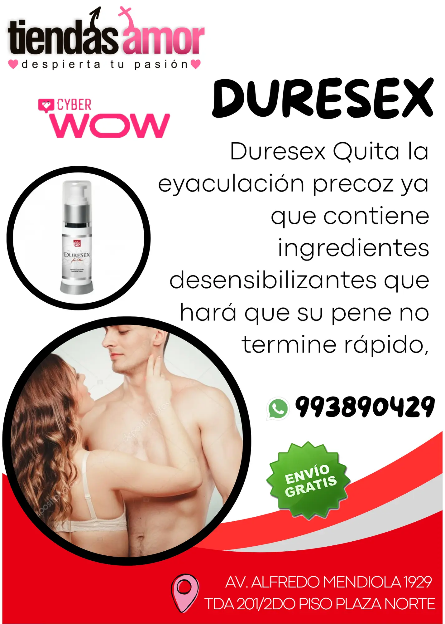 DURESEX RETARDANTE - TIENDAS AMOR - SEXSHOP