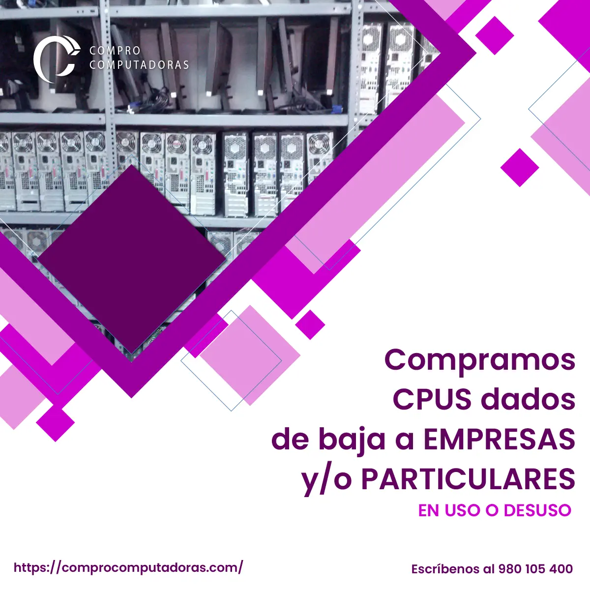 Servicio de compra de computadoras en Lima