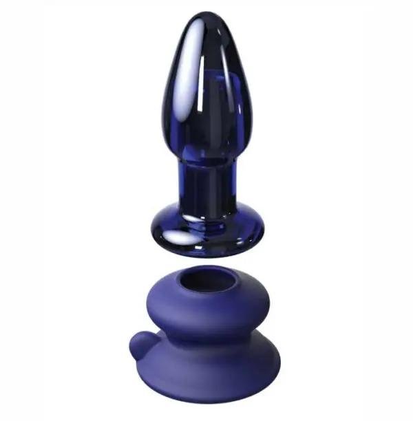 A-VIBRADOR ICICLES VIDRIO AZUL N 85