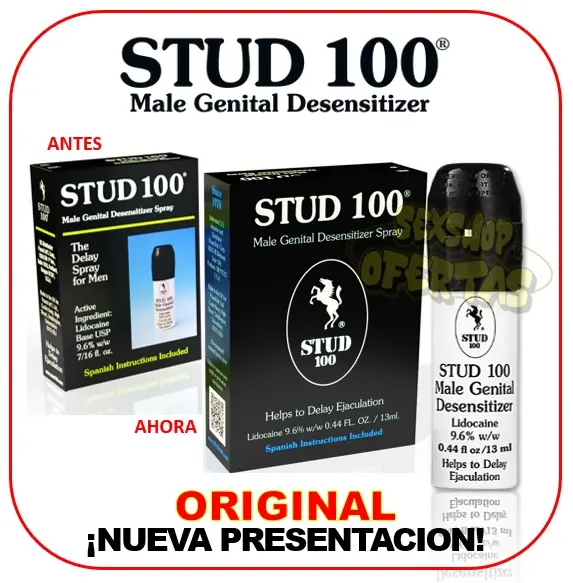 STUD 100 RETARDANTE NUEVA VERSION ORIGINAL - SEXSHOP OFERTAS