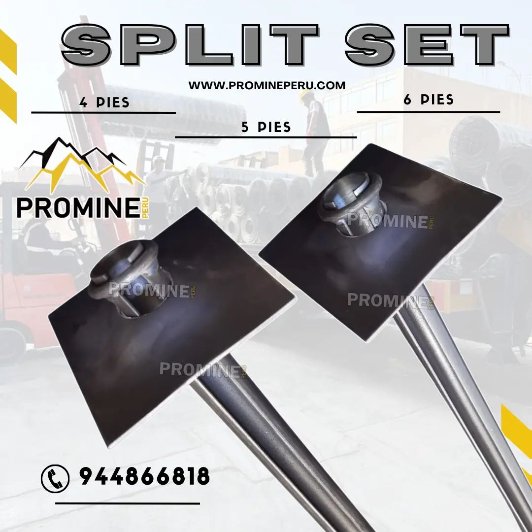 Split Set 1 a 8 Pies Sostenimiento Fricción