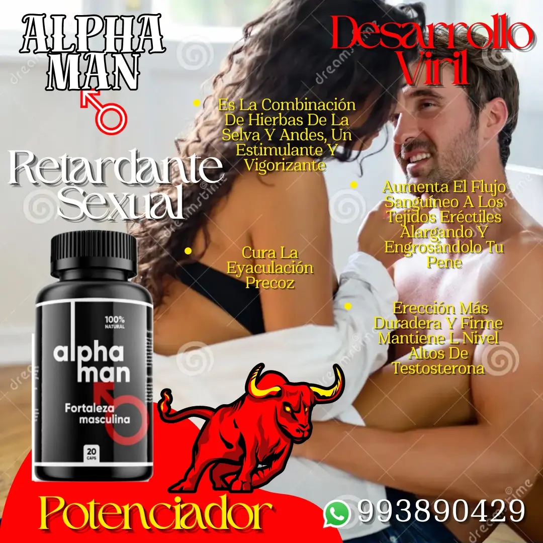 ALPHAMAN AUMENTA EL LARGO Y GROZOR DE TU PENE EN SEMANAS 