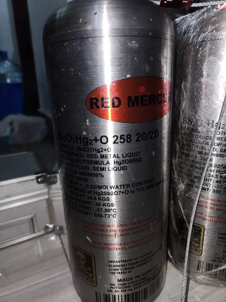 Compre Mercurio Rojo Líquido Sb2O7Hg2 