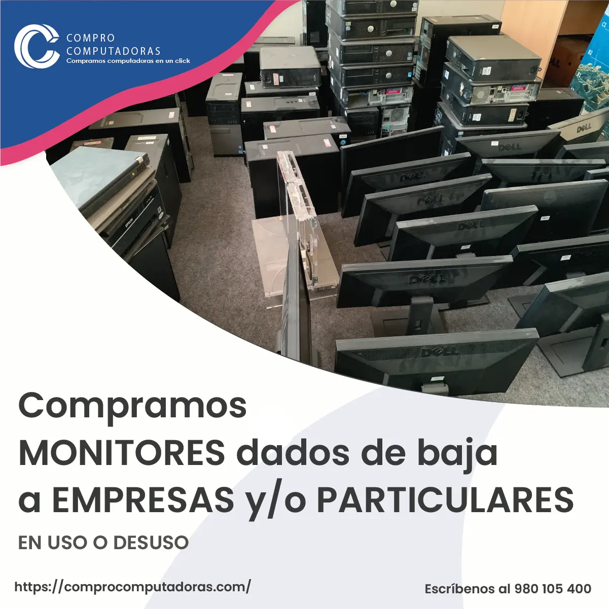 TIENES MONITORES LO COMPRAMOS 