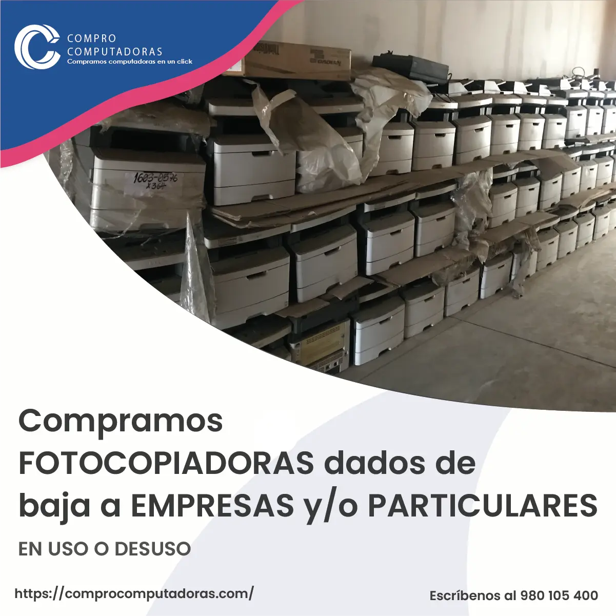 TIENES FOTOCOPIADORAS LO COMPRAMOS 