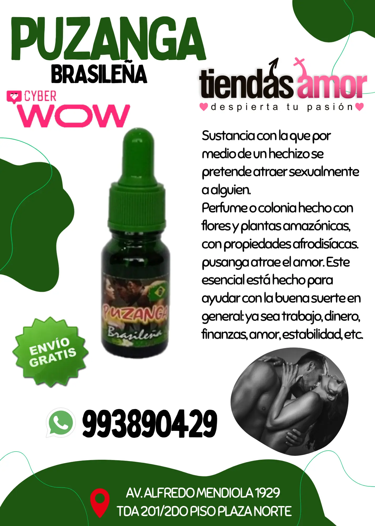 PUZANGA ATRAE AL AMOR IMPOSIBLE - TIENDAS AMOR