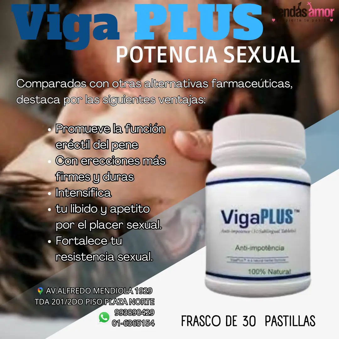 VIGA PLUS POTENCIADORES SEXUALES - TIENDAS AMOR 