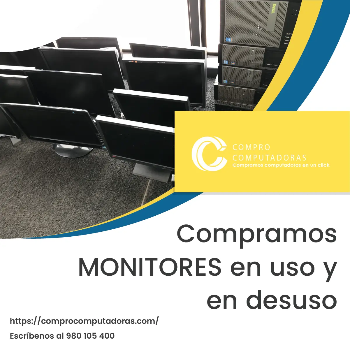 TIENES MONITORES ANTIGUOS LO COMPRAMOS 