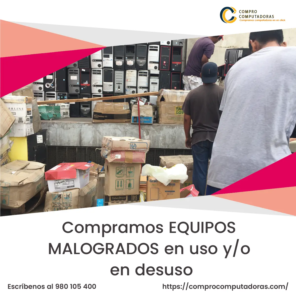 TIENES EQUIPOS MALOGRADOS LO COMPRAMOS 
