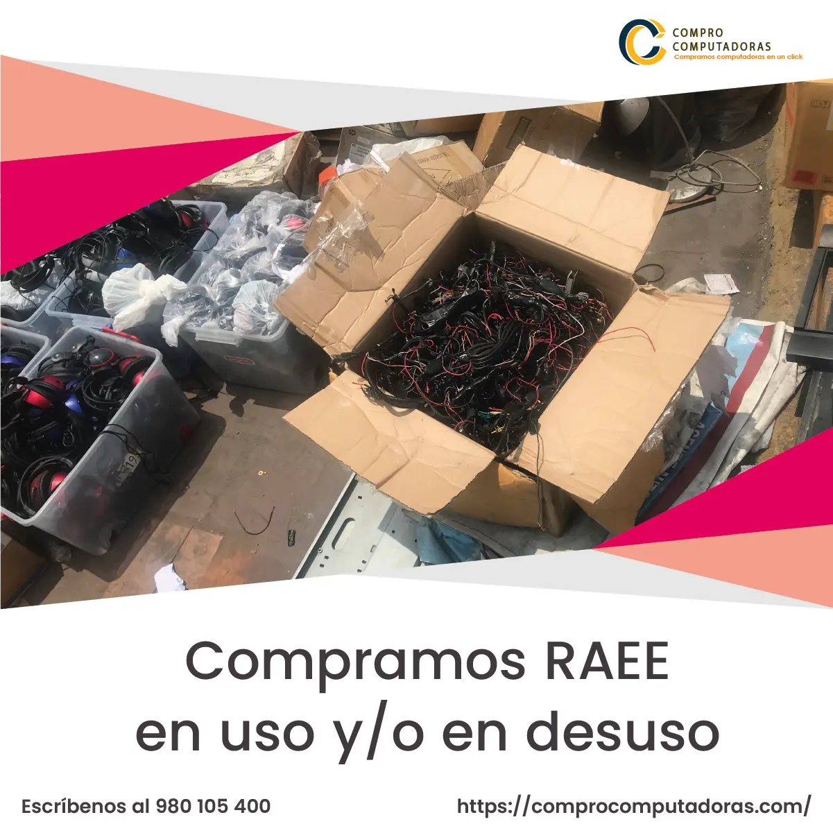 TIENES RAEE ACUMULADO LO COMPRAMOS 
