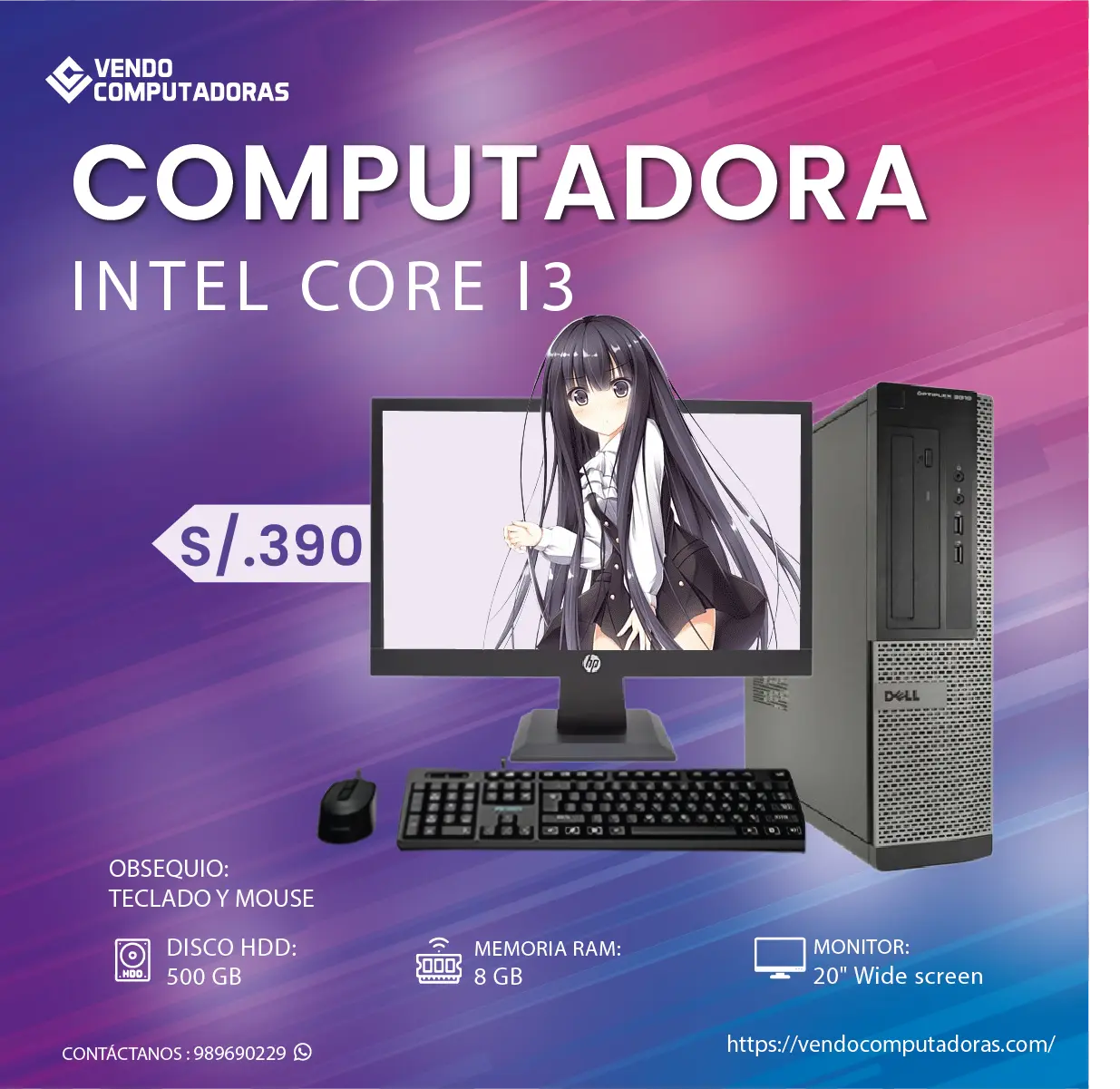  Stock Limitado PC Core i3