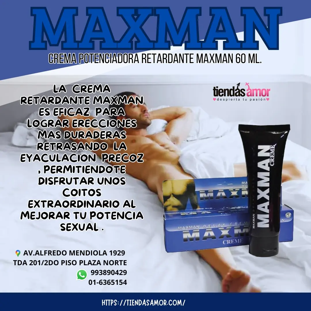 maxman crema para el desarrollo del pene a1