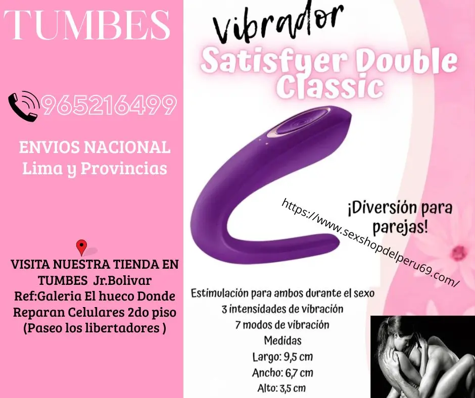 VIBRADOR-ESTIMULADOR PARA PAREJAS SATISFYER DOUBLE CLASSIC 