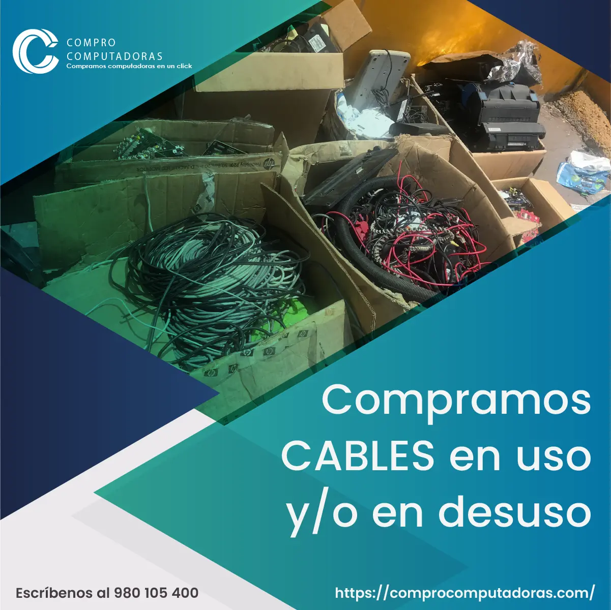 TIENES CABLES ELECTRICOS EN DESUSO LO COMPRAMOS 