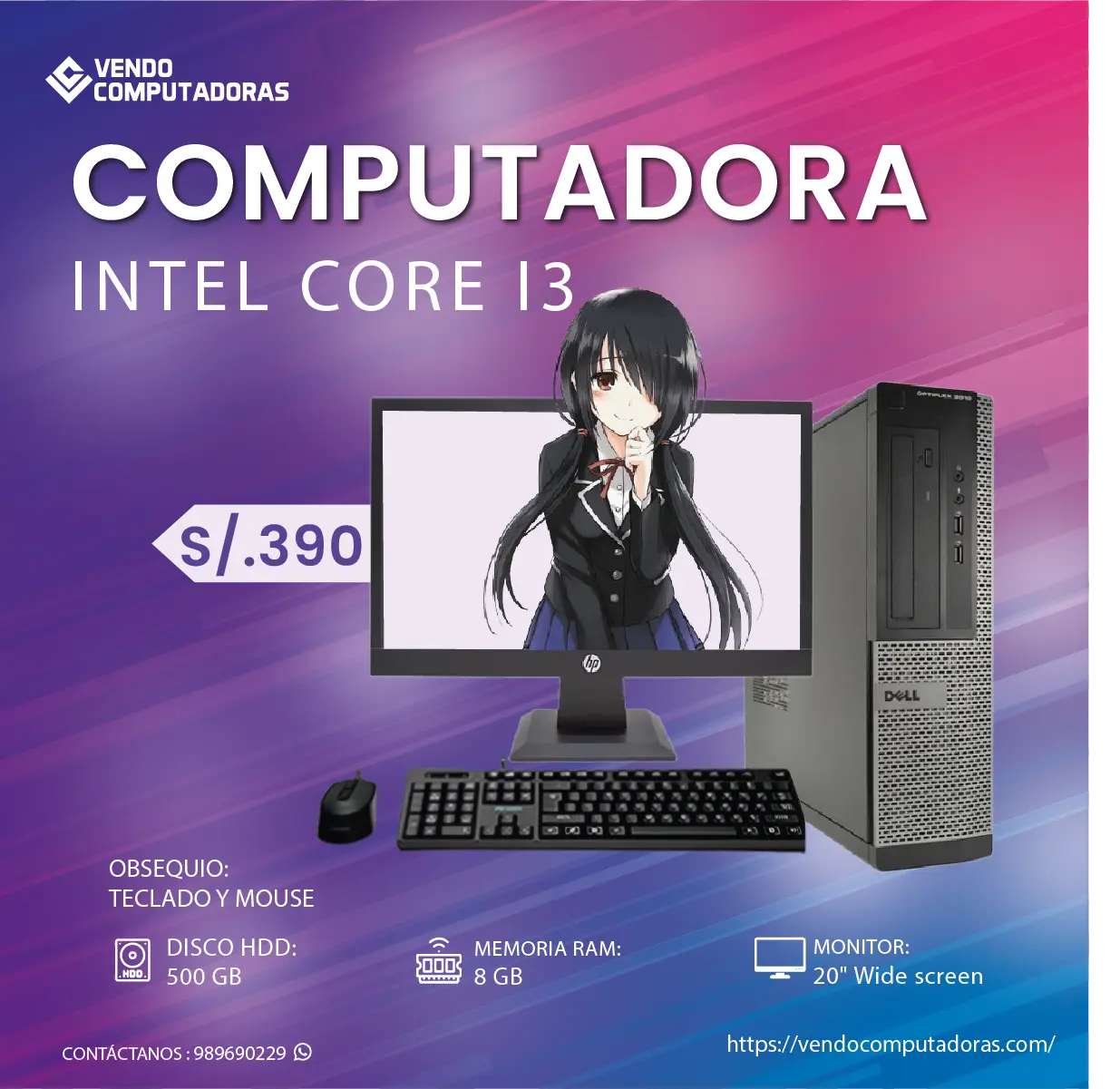 La PC que necesitas para trabajar estudiar o jugar